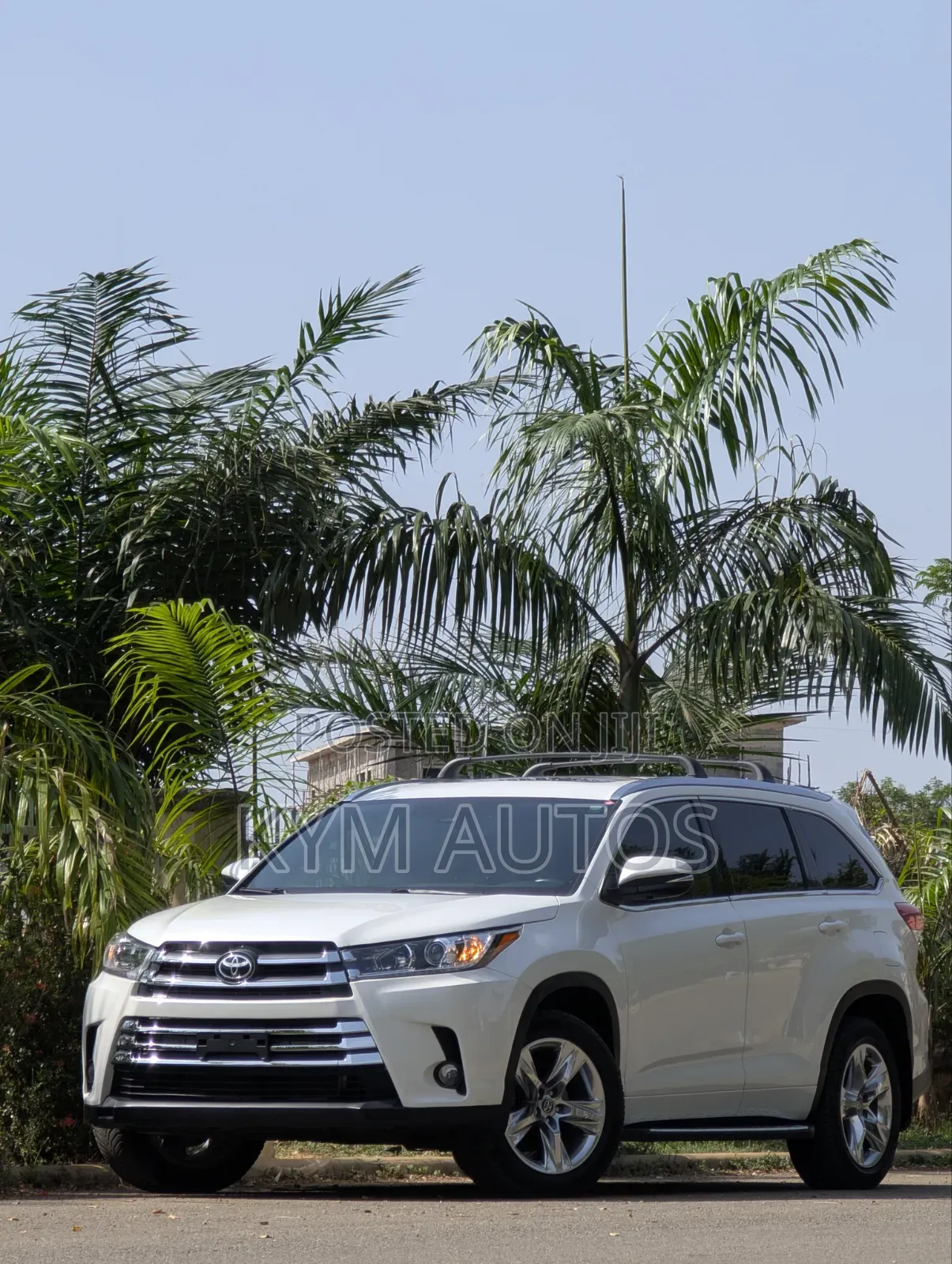 Toyota Highlander Limited 2019 White