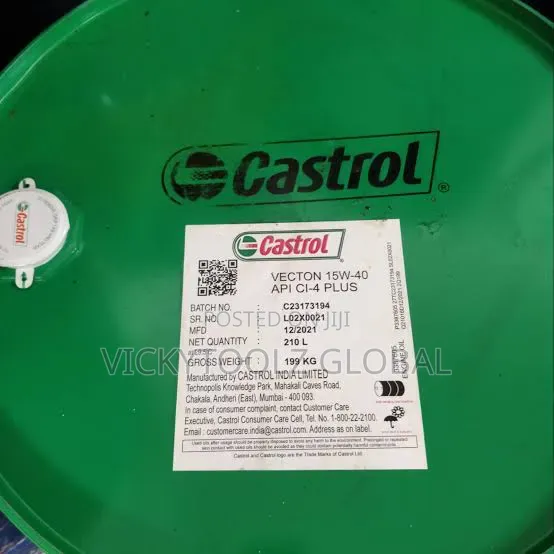 Castrol Vecton 15w-40 Api Cl-4 Plus Drum 210litre