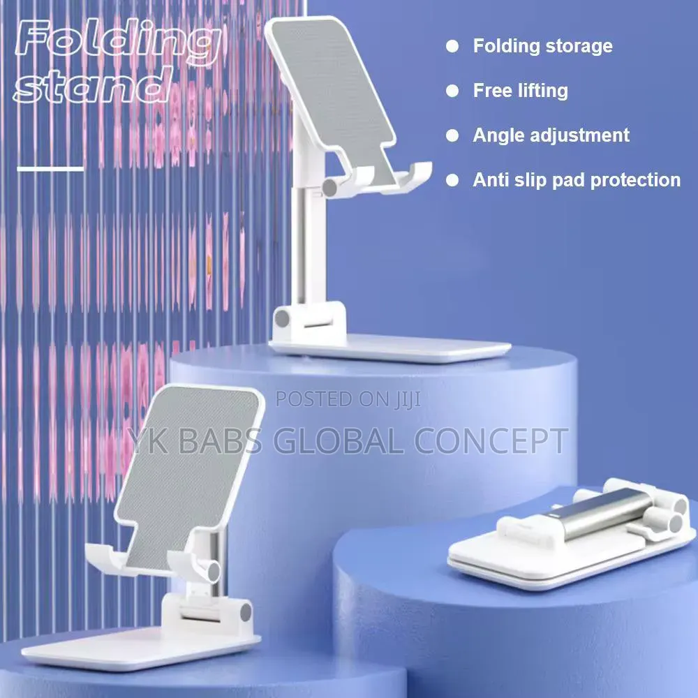 10 Pics Foldable Desktop Tablet Phone Holder