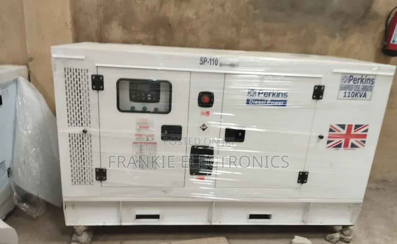 Industrial Backup Power System – Perkins 110kva. 100% Copper Coil