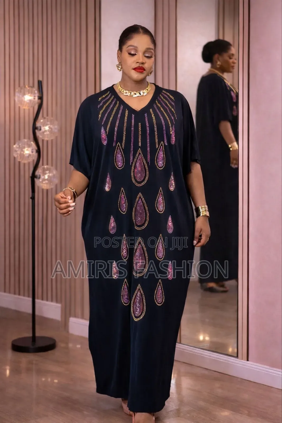 Beautiful Luxury Embroidered Long Gown
