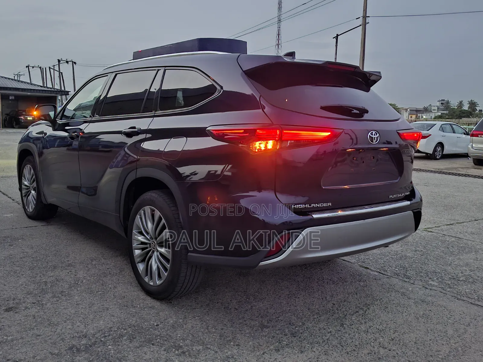 Toyota Highlander Platinum AWD 2020 Blue