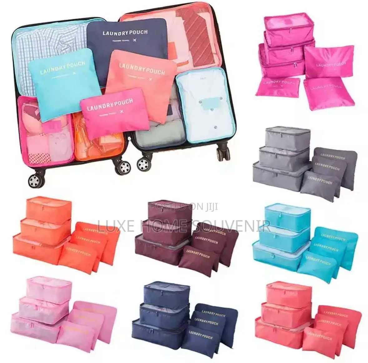 7 in 1 Travel Set Bag