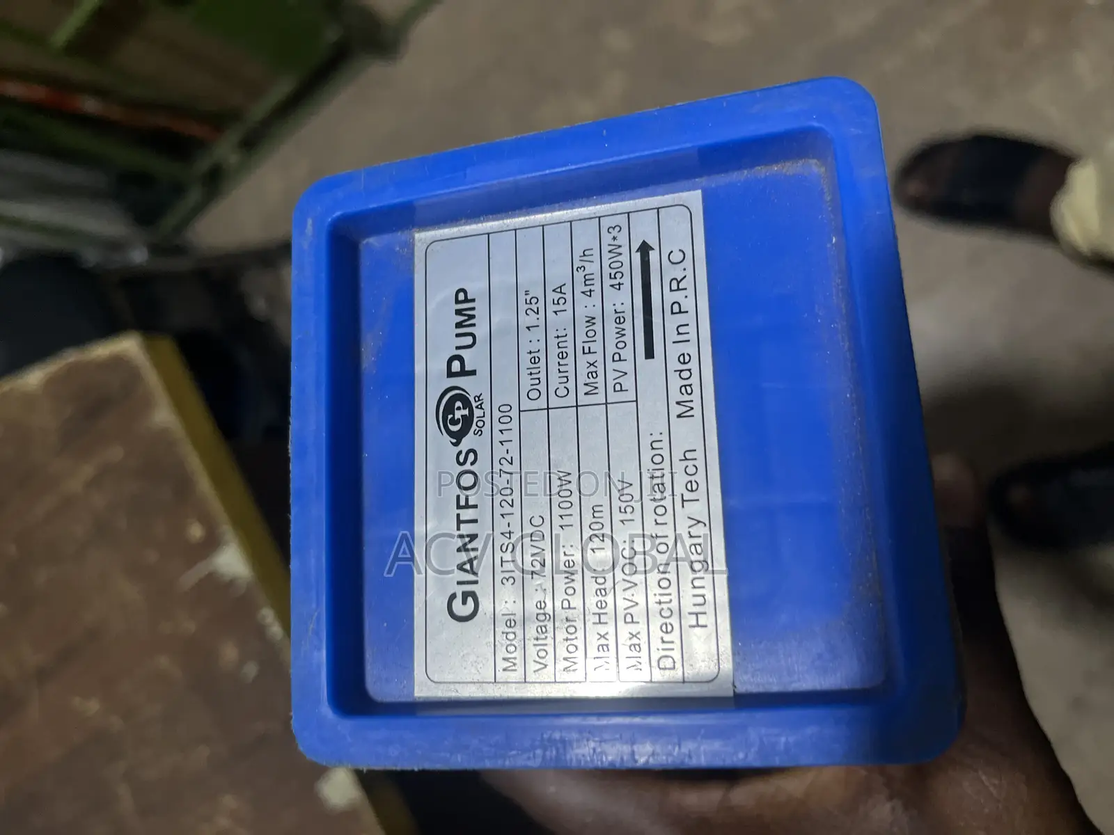 1.5hp Slim Solar Submersible Pump