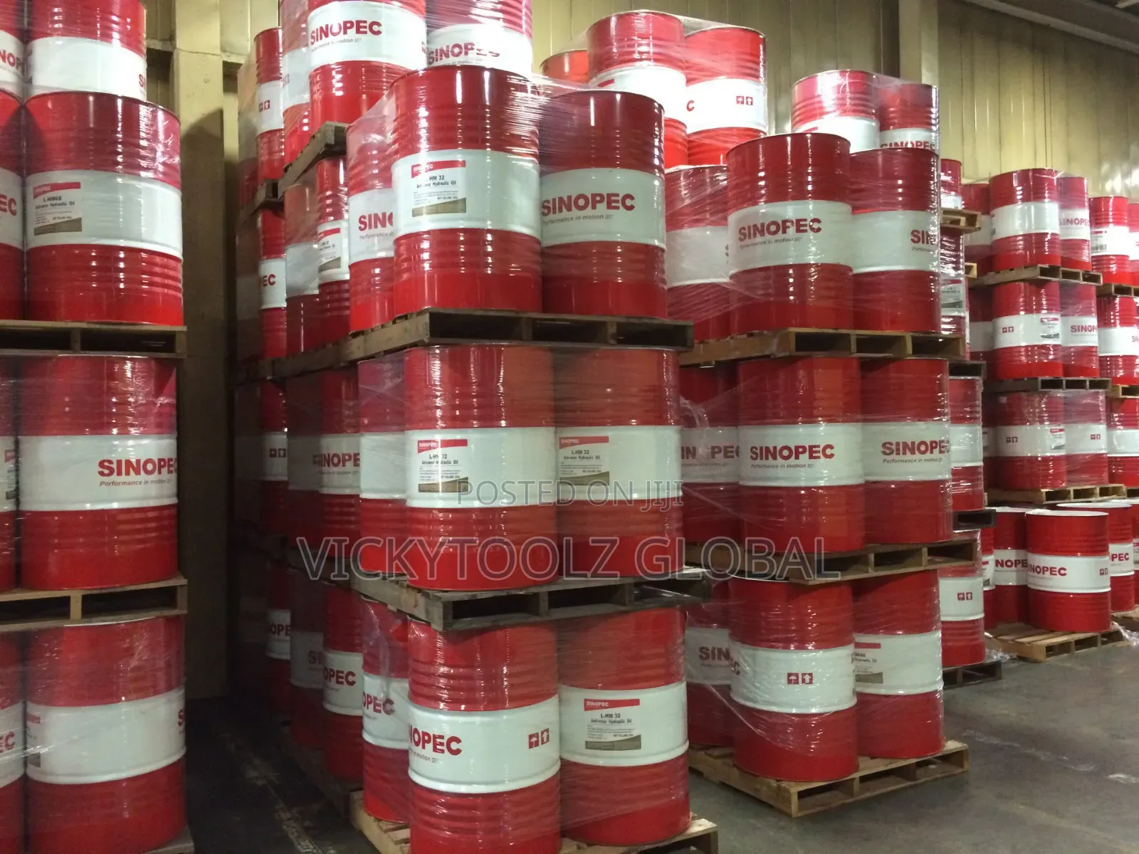 Sinopec L-Hm 32 Antiwear Hydraulic Oil Iso Vg 32 Drum