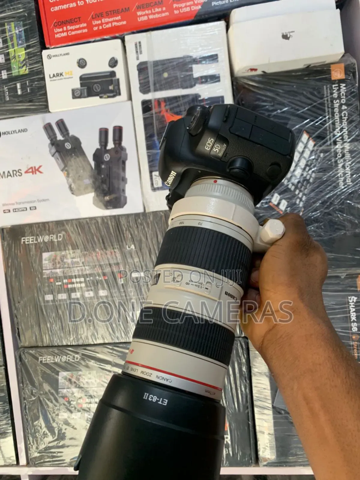 Canon 5d Mark Iv Full Frame Camera With 70-200mm F2.8 Lens (Open Box )