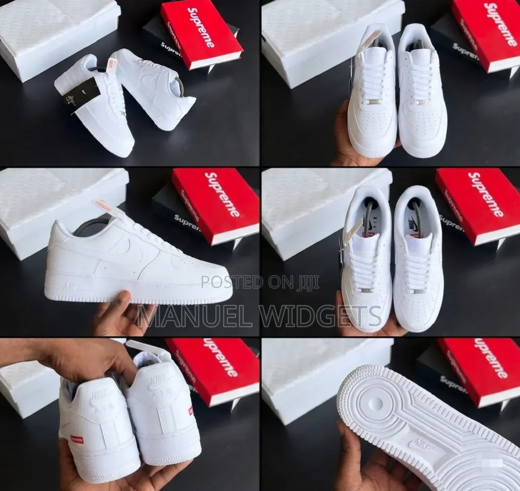 Nike Air Force1 Style (All White) Sneakers – Premium Quality