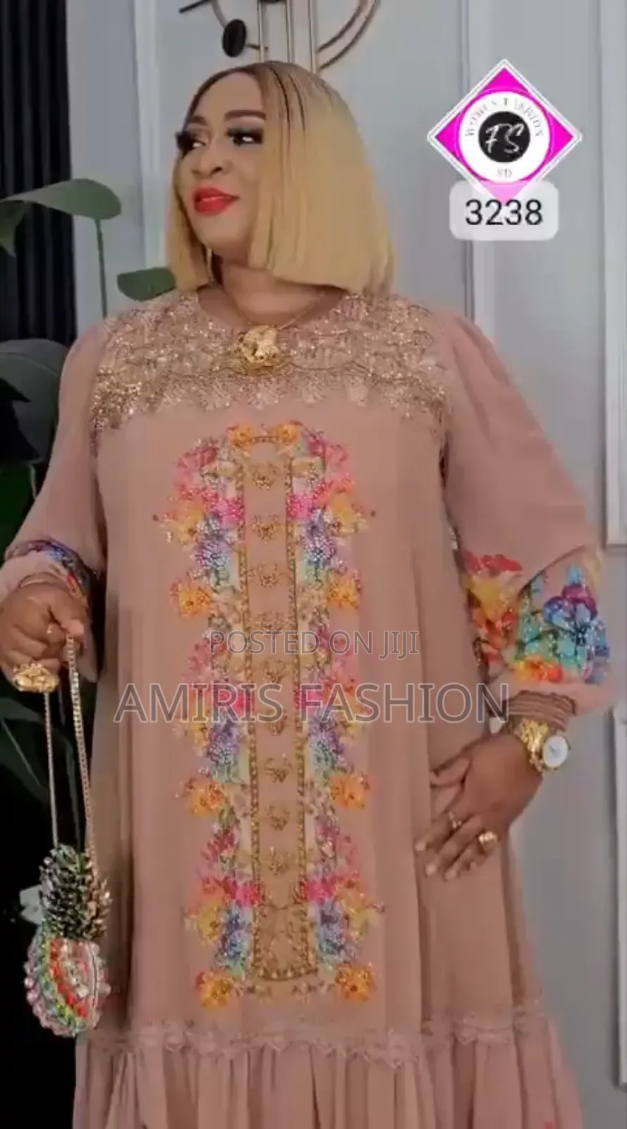 Quality Classy Stoned Turkey Gown