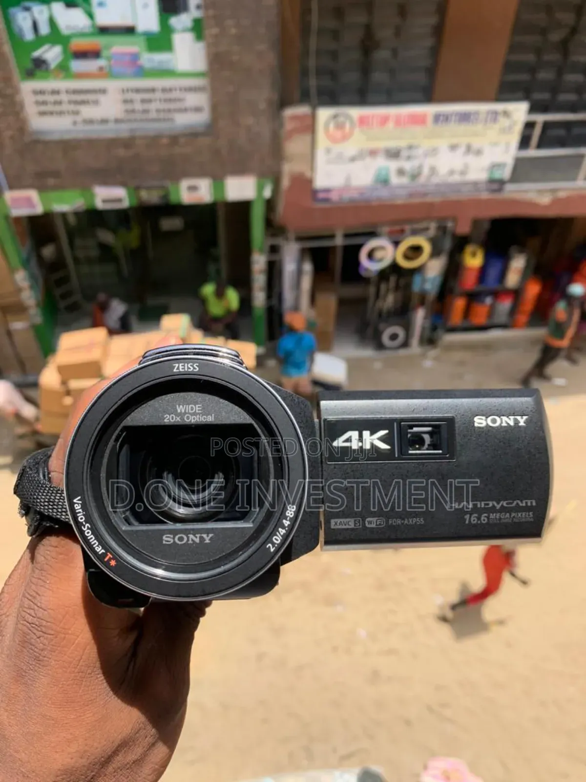 Sony FDR-Axp55 Handy Camcorder Built-in 64gb Internal Memory