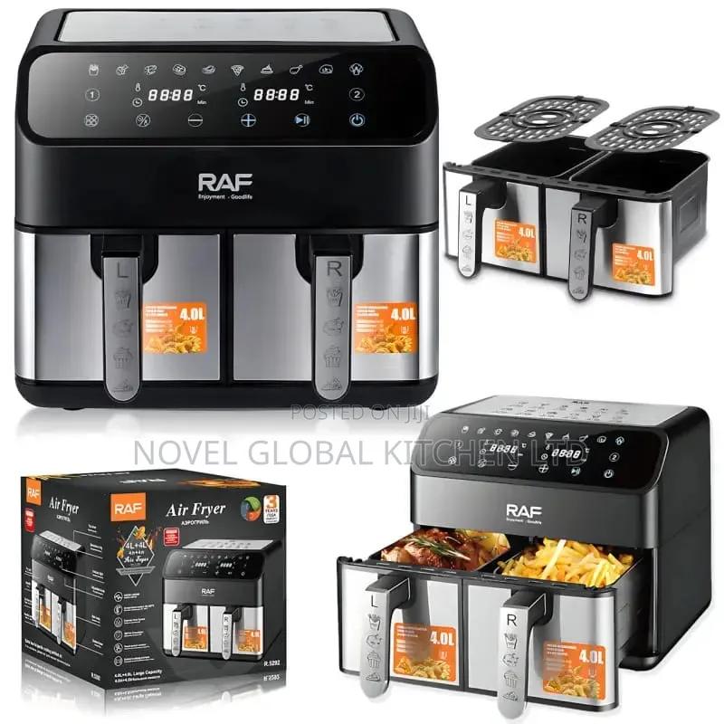 4.5l + 4.5l Double Drawer Raf Airfryer