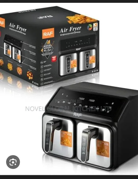 4.5l + 4.5l Double Drawer Raf Airfryer
