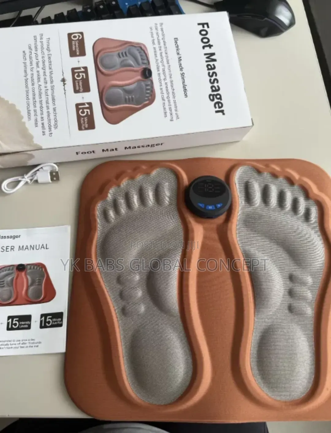 Foot Massager Neuropathy Feet for Circulation Pain Relief 6 Mode