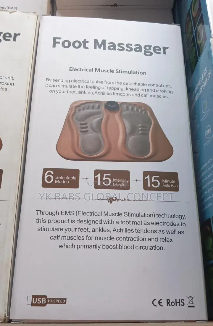 Foot Massager Neuropathy Feet for Circulation Pain Relief 6 Mode
