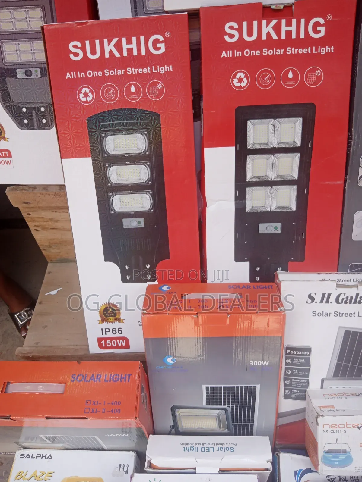 150 Watts Solar Street Lights