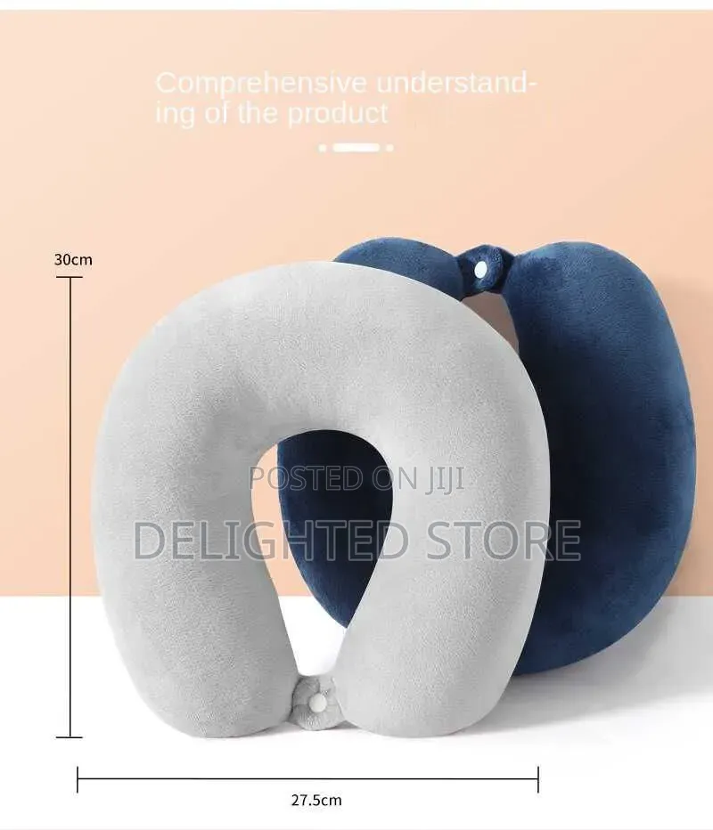 U Shape Neck Support Cervical Spine Protection Travel Bouton Pillow
