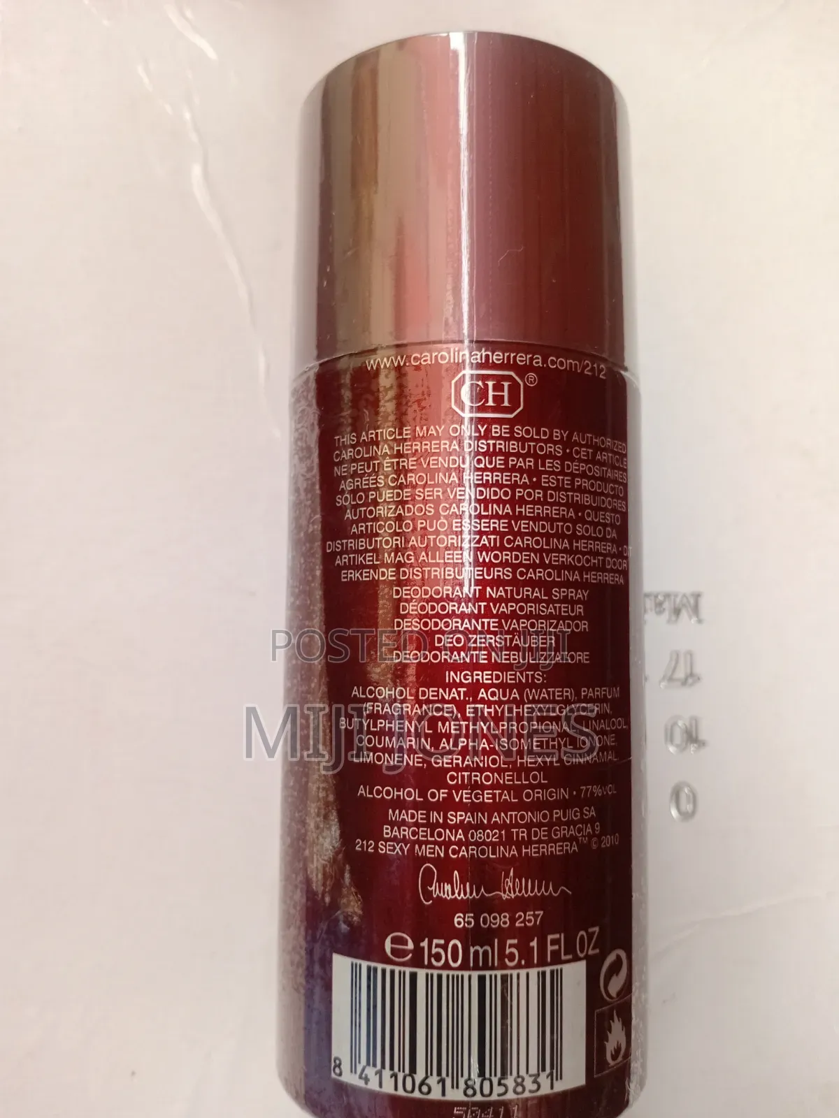 *212 Sexy Men’S Body Spray Deodorant - 150ml | Long Lasting*