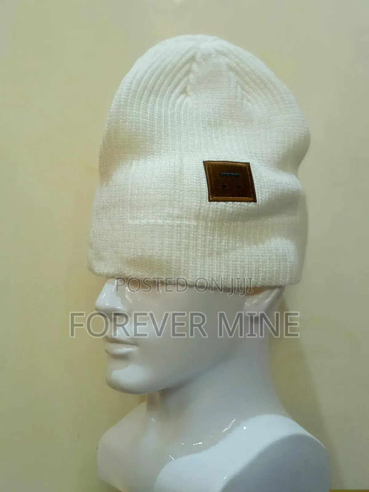 Luxury Designer Beanie – Multi-Logo Embroidered Winter Hat