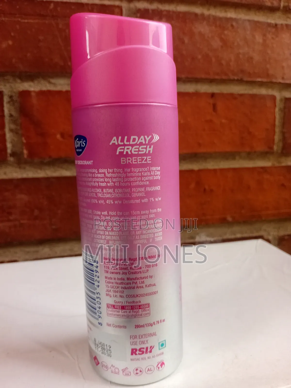 *Karis Premium Breeze Deodorant Spray - 200ml | Long Lasting*
