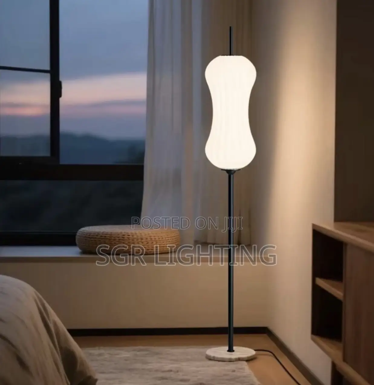 Nordic Classic Design Fabric Led Floor Lamp Homestay Living Room Sofa