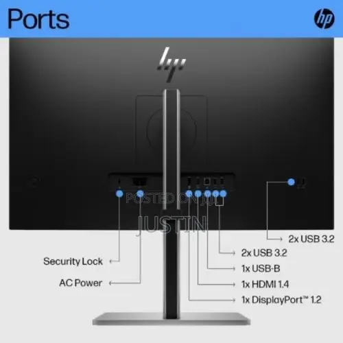 Hp E27 G5 27" FHD Ips Business Monitor E-Series 27" Led Monitor