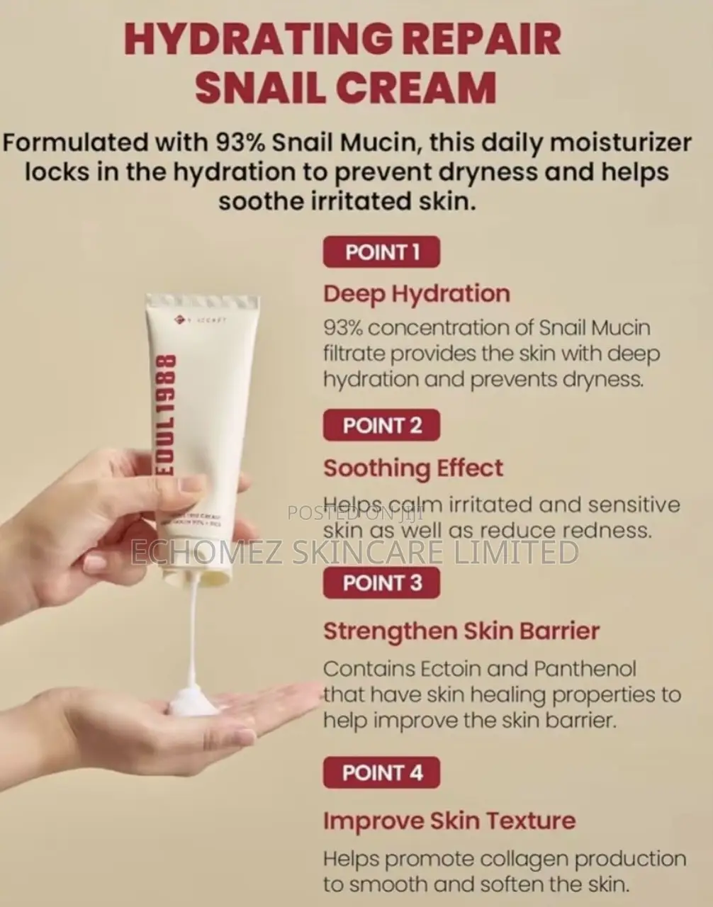 K-Secret Seoul 1988 Mucin Cream