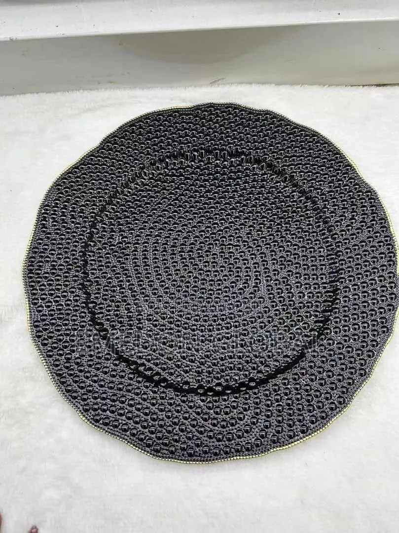 Quality Black Charger Plate. 50pcs