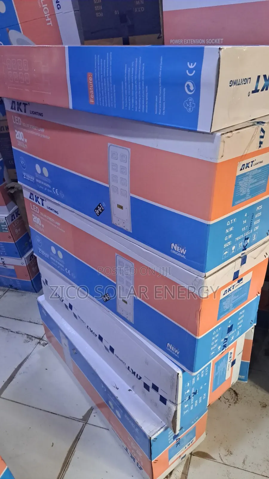 Akt 200w Solar Street Light