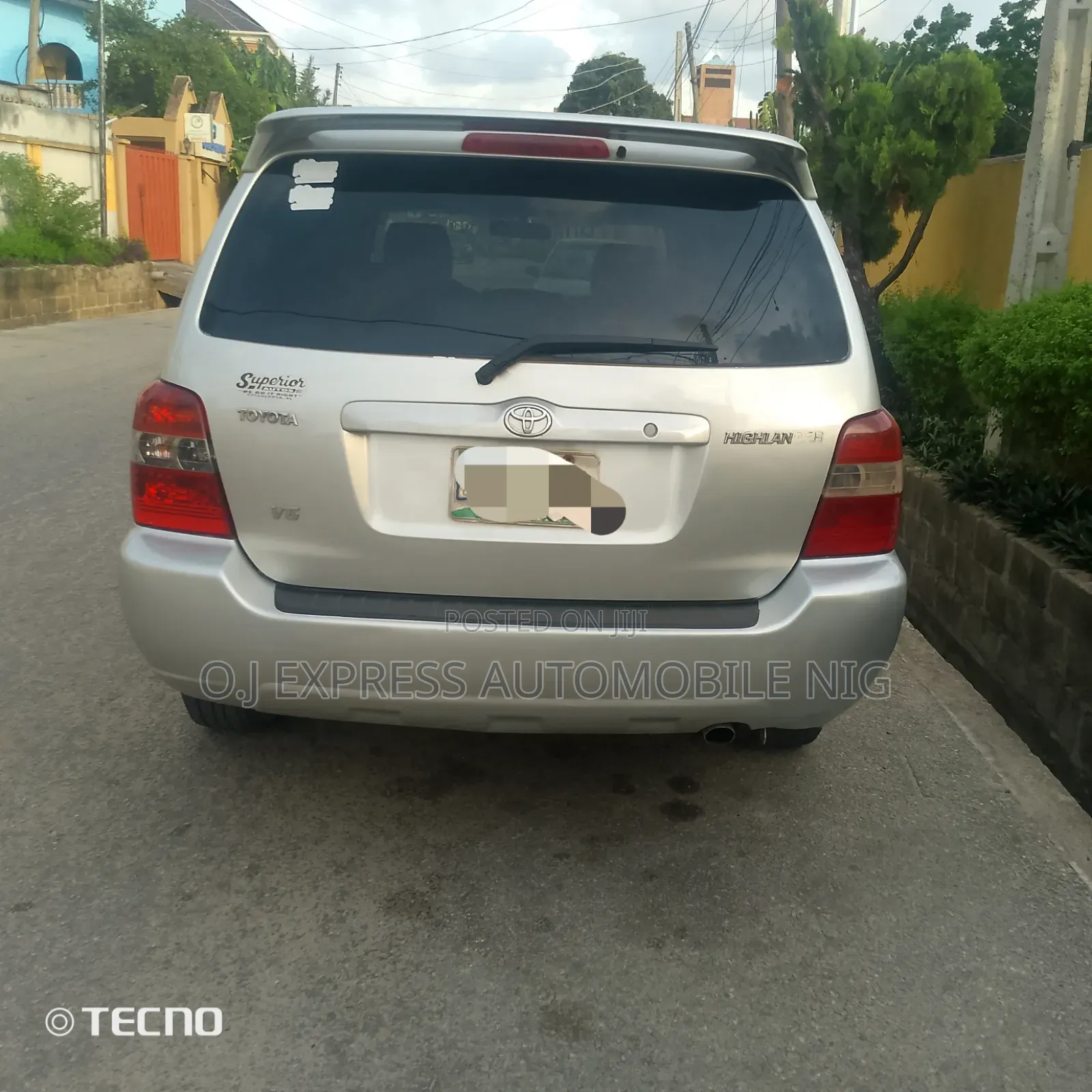 Toyota Highlander V6 AWD 2004 Silver