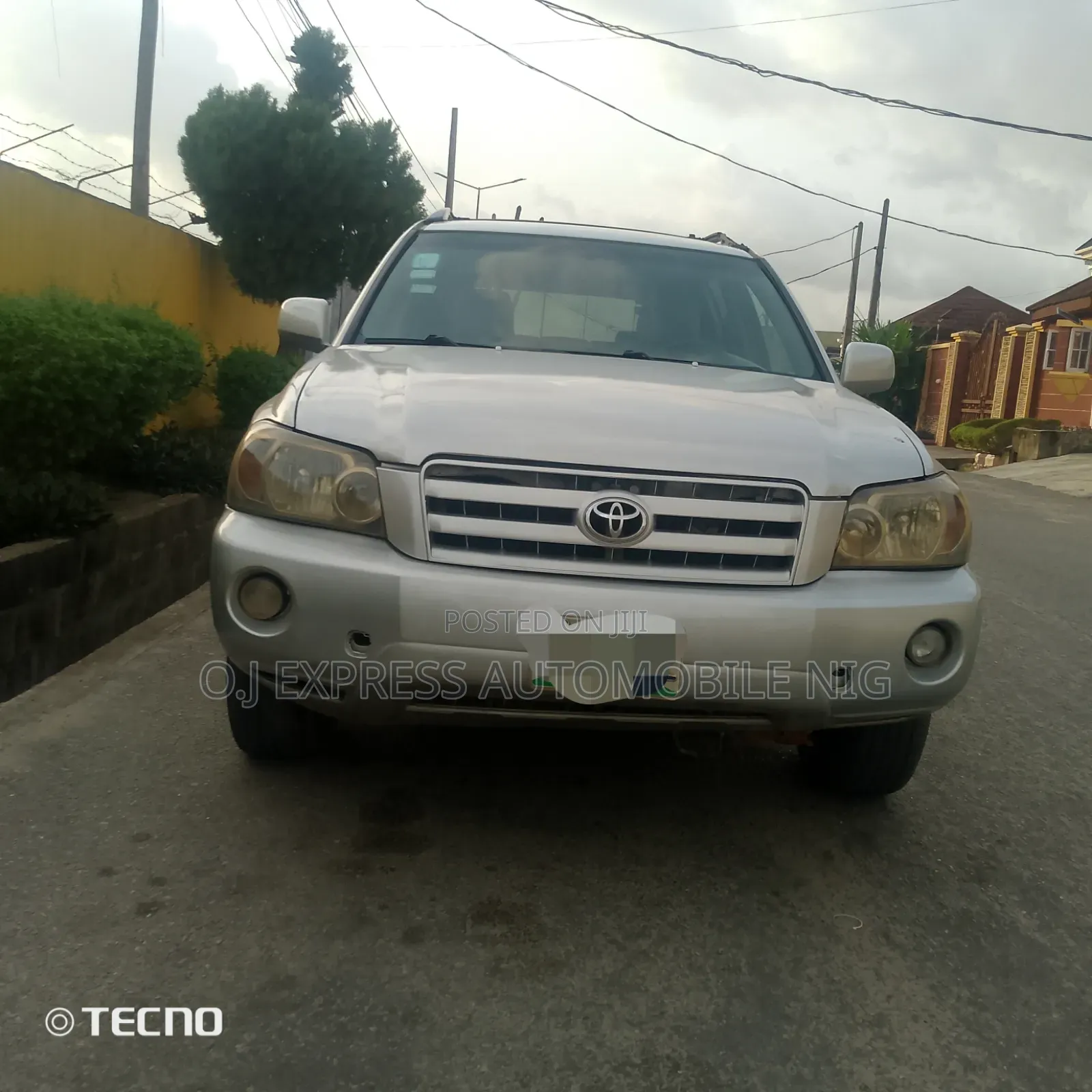 Toyota Highlander V6 AWD 2004 Silver