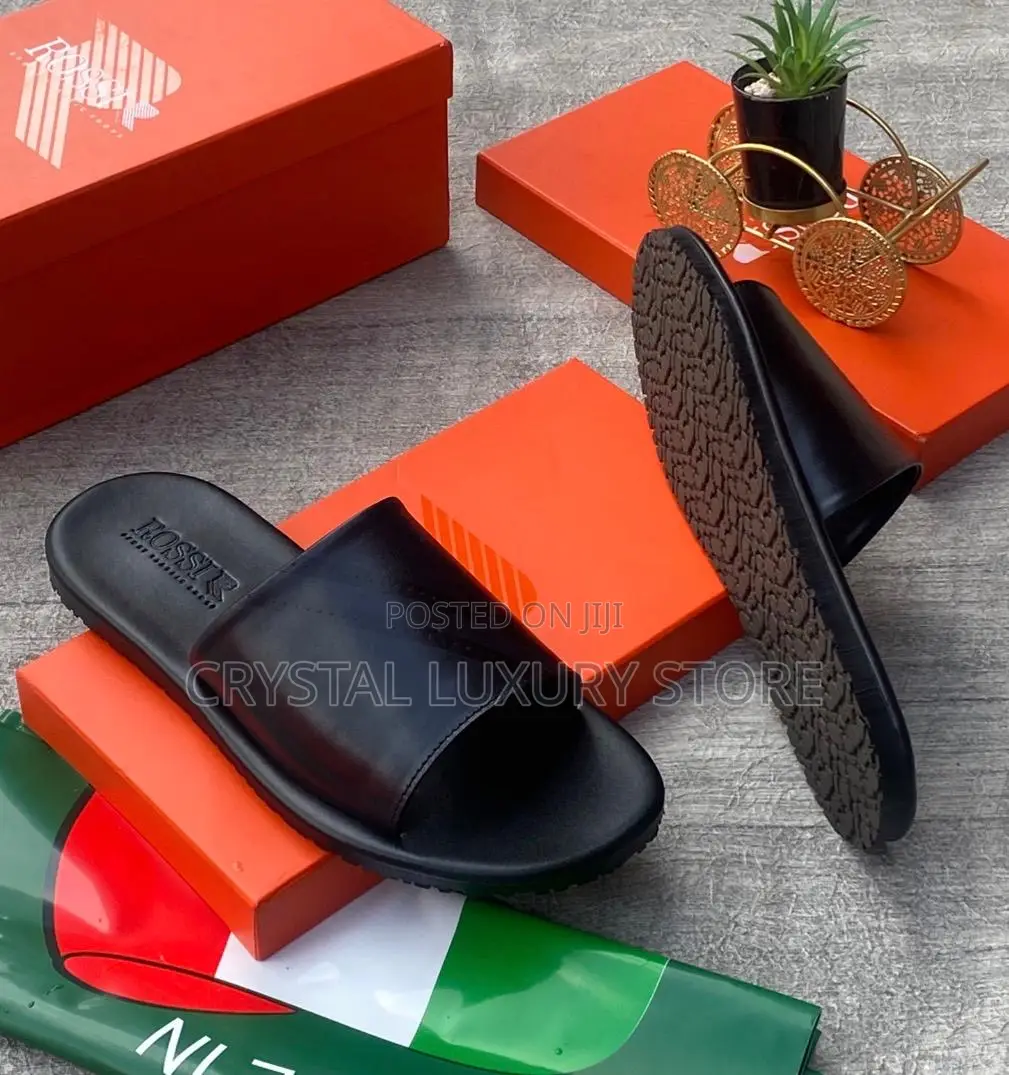 Rossi Quality Luxury Men Genuine Leather Pams