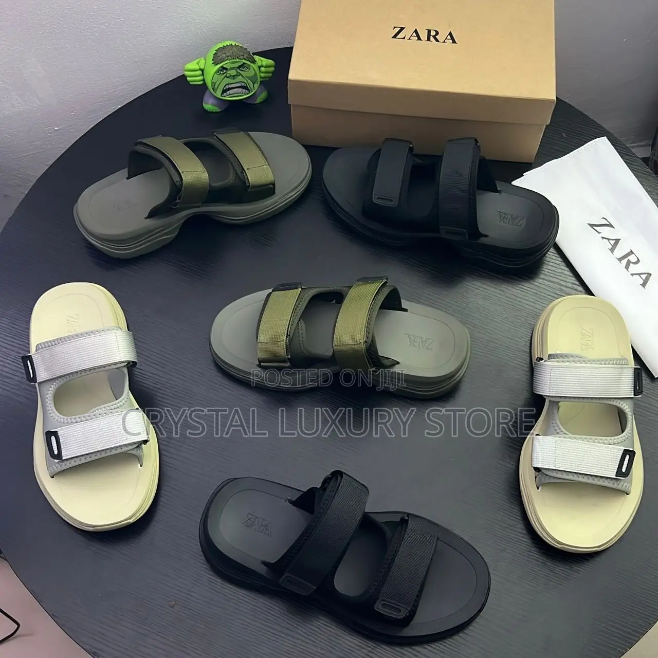 Zara Quality Luxury Men Genuine Slides