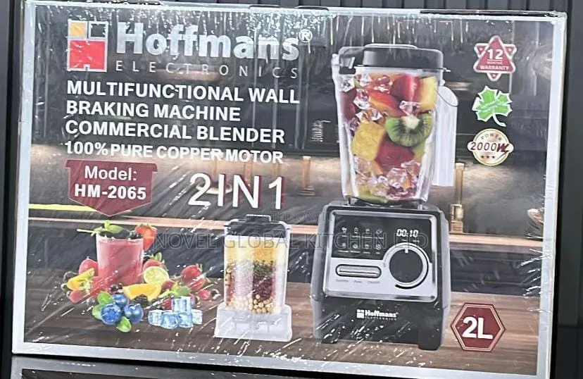 2in1 Wall Breaking Commercial Blender 2l