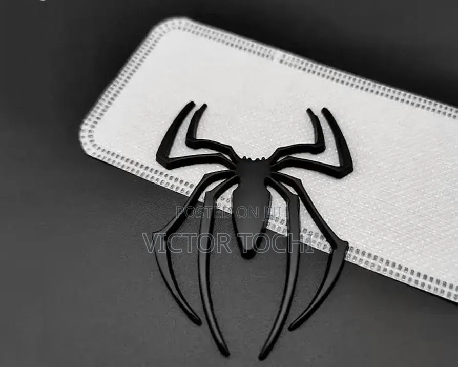 3d Metal Spider Logo Sticker Badge Car Sticker