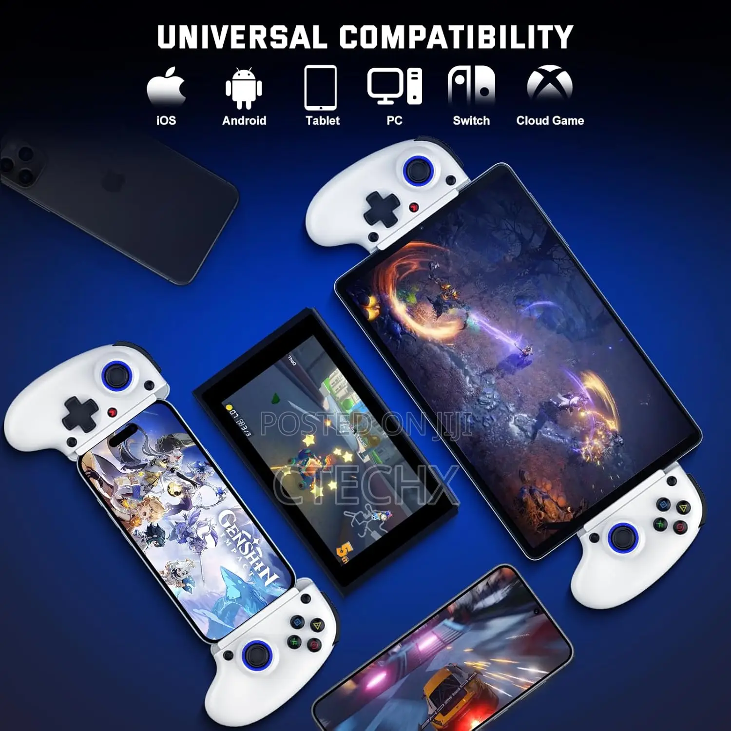 Joso D10 Phone Game Controller for iPhone/Android/Pc/Switch