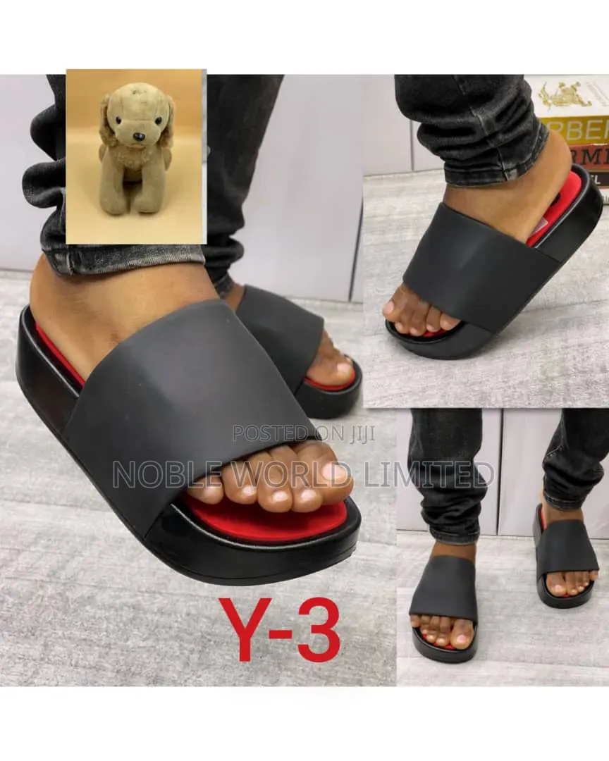 Y3 High Sole Black Slides NGN 7g