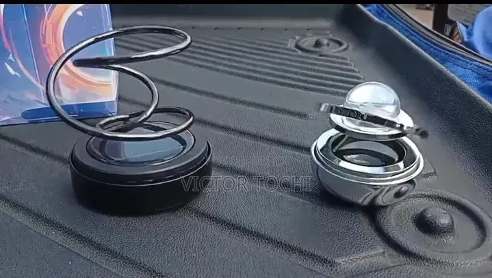 Solar Powered Spiral Ring Car Air Freshener