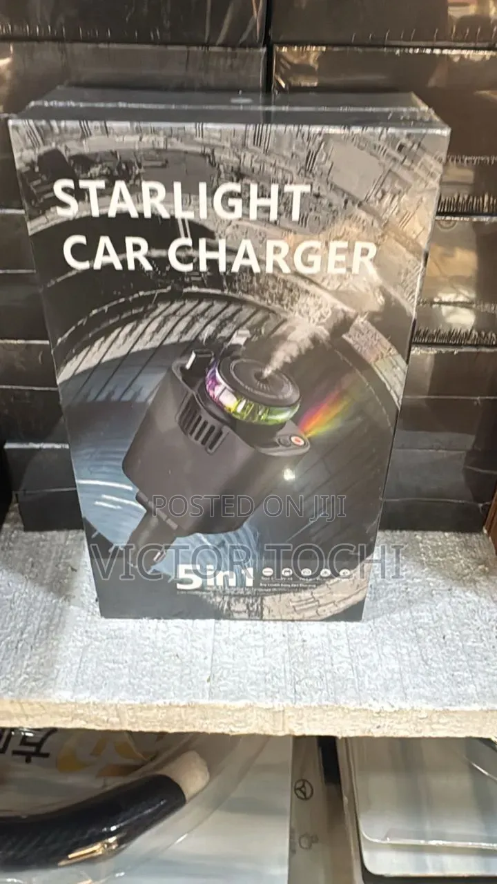 5 in 1 Starlight Car Charger and Air Freshener