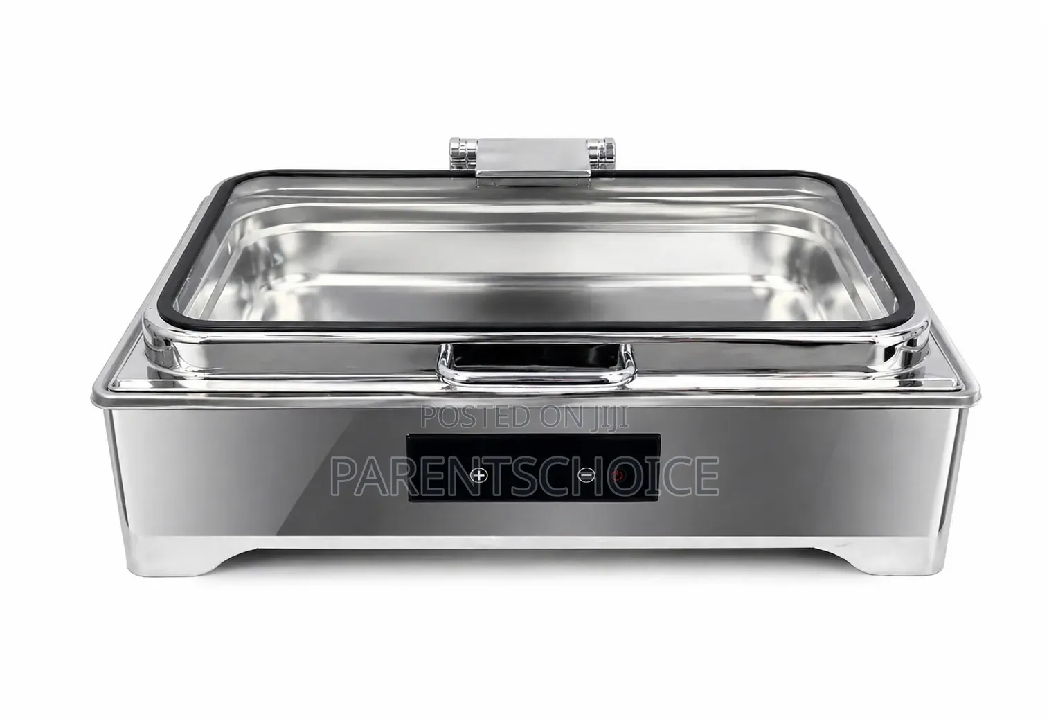9l Electric Chafing Dish – Stainless Steel Food Warmer With Glass Lid
