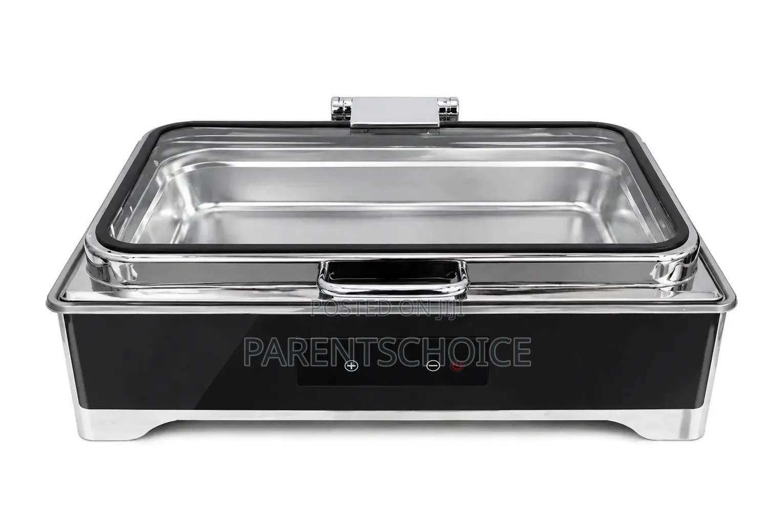 9l Electric Chafing Dish – Stainless Steel Food Warmer With Glass Lid