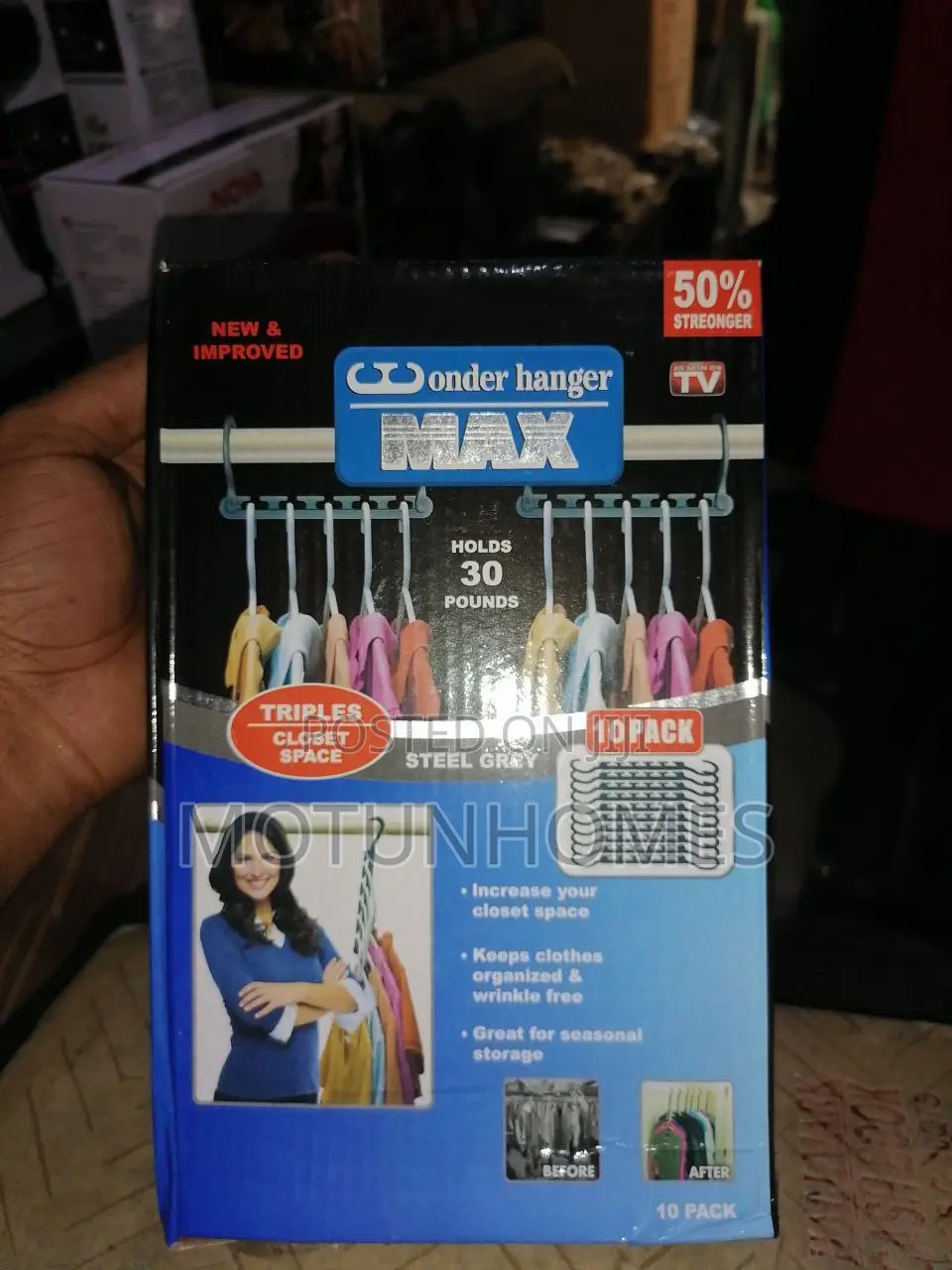 Wonder Hanger Cloth Organizer 10 Pack