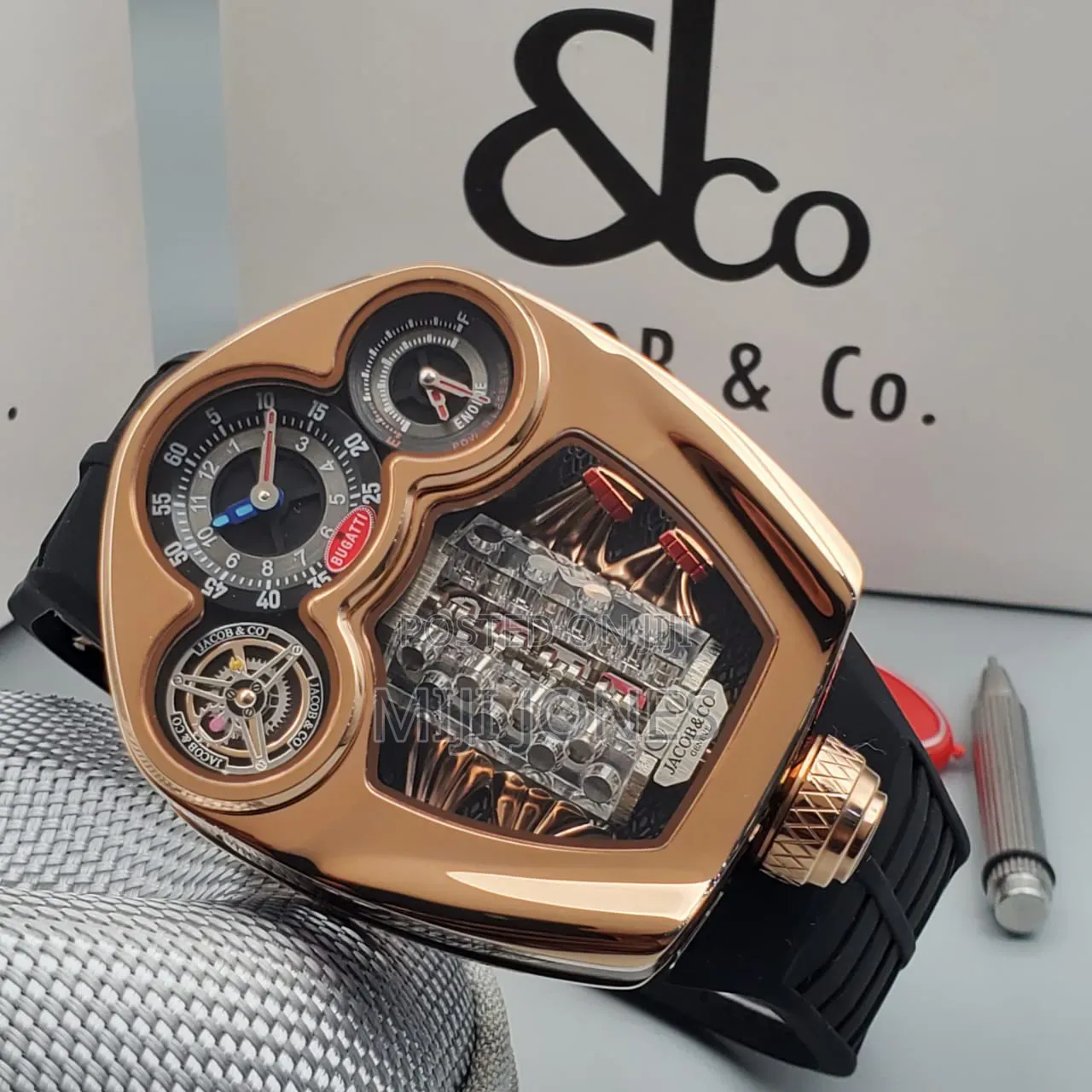 Men’S Luxury Sports Watch - Rubber Strap | Quartz Movement