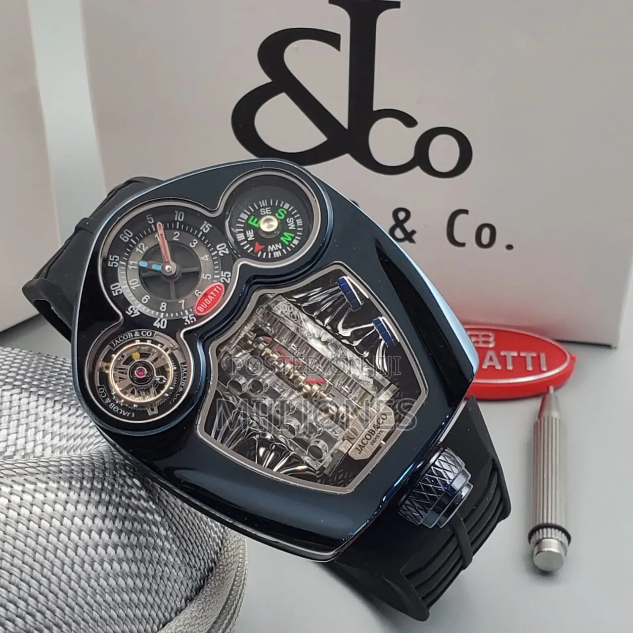 Men’S Luxury Sports Watch - Rubber Strap | Quartz Movement