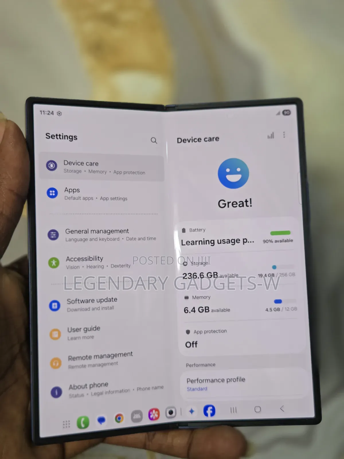 Samsung Galaxy Z Fold6 256 GB Blue