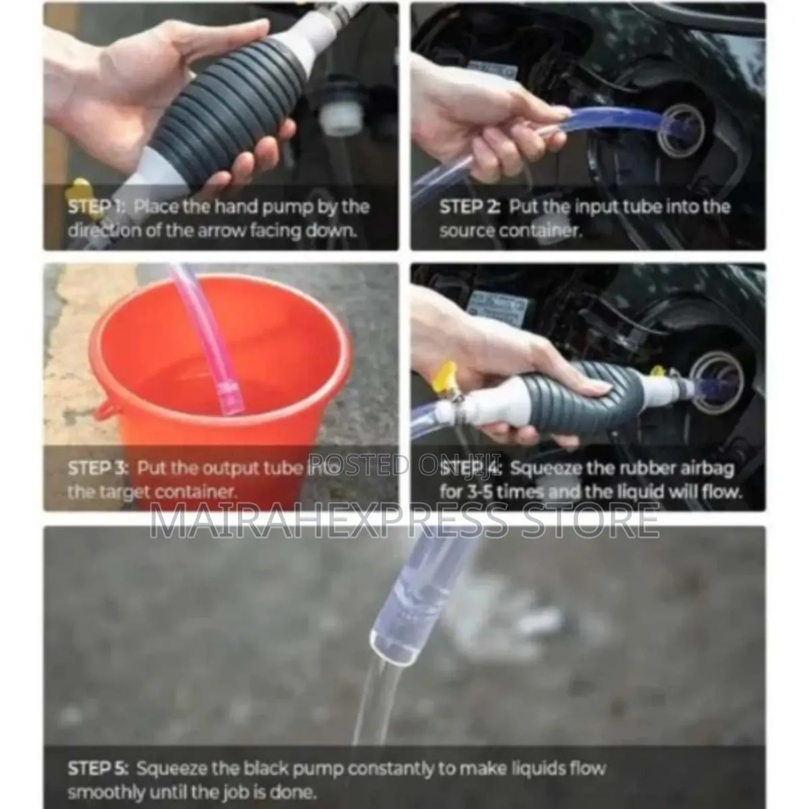 Manual Car Fuel Transfer Pump