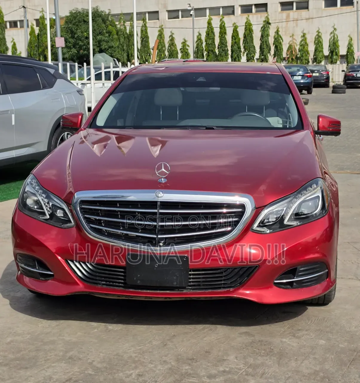 Mercedes-Benz E350 2015 Red