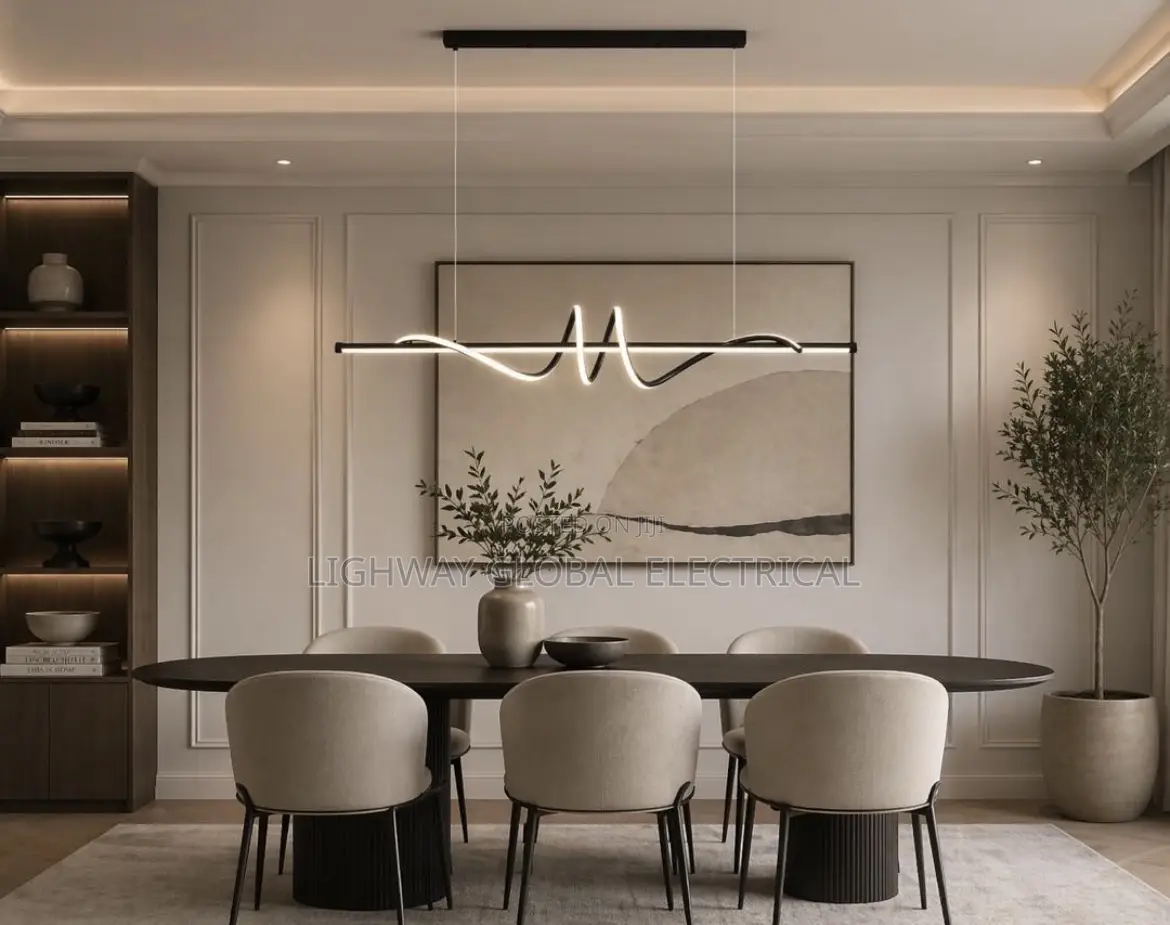 Minimalist Dining Area Chandelier