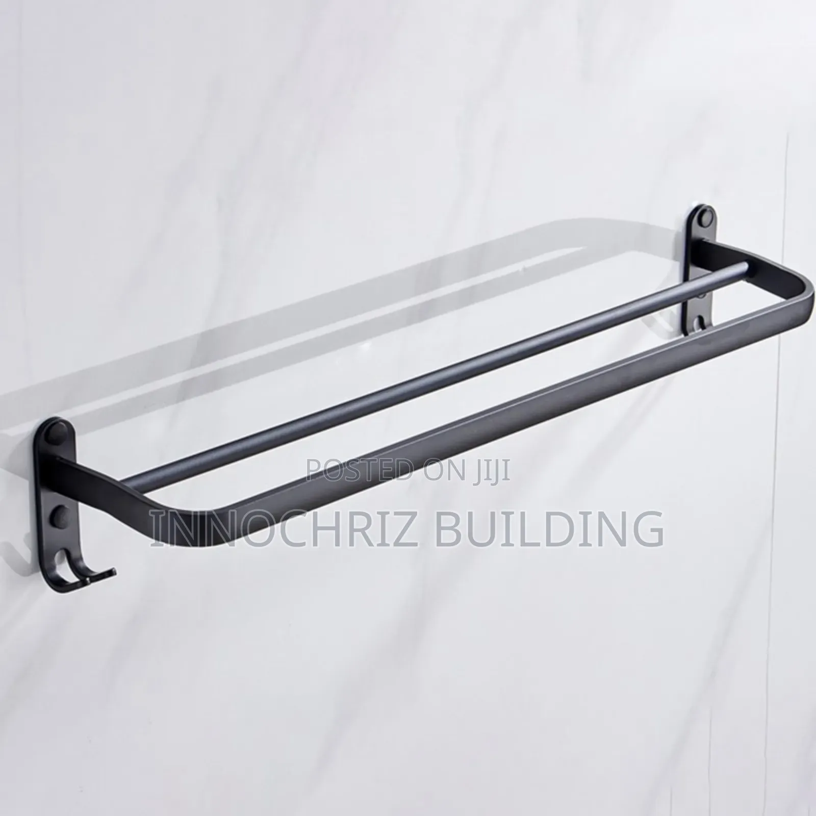 Black Rail With Hooks