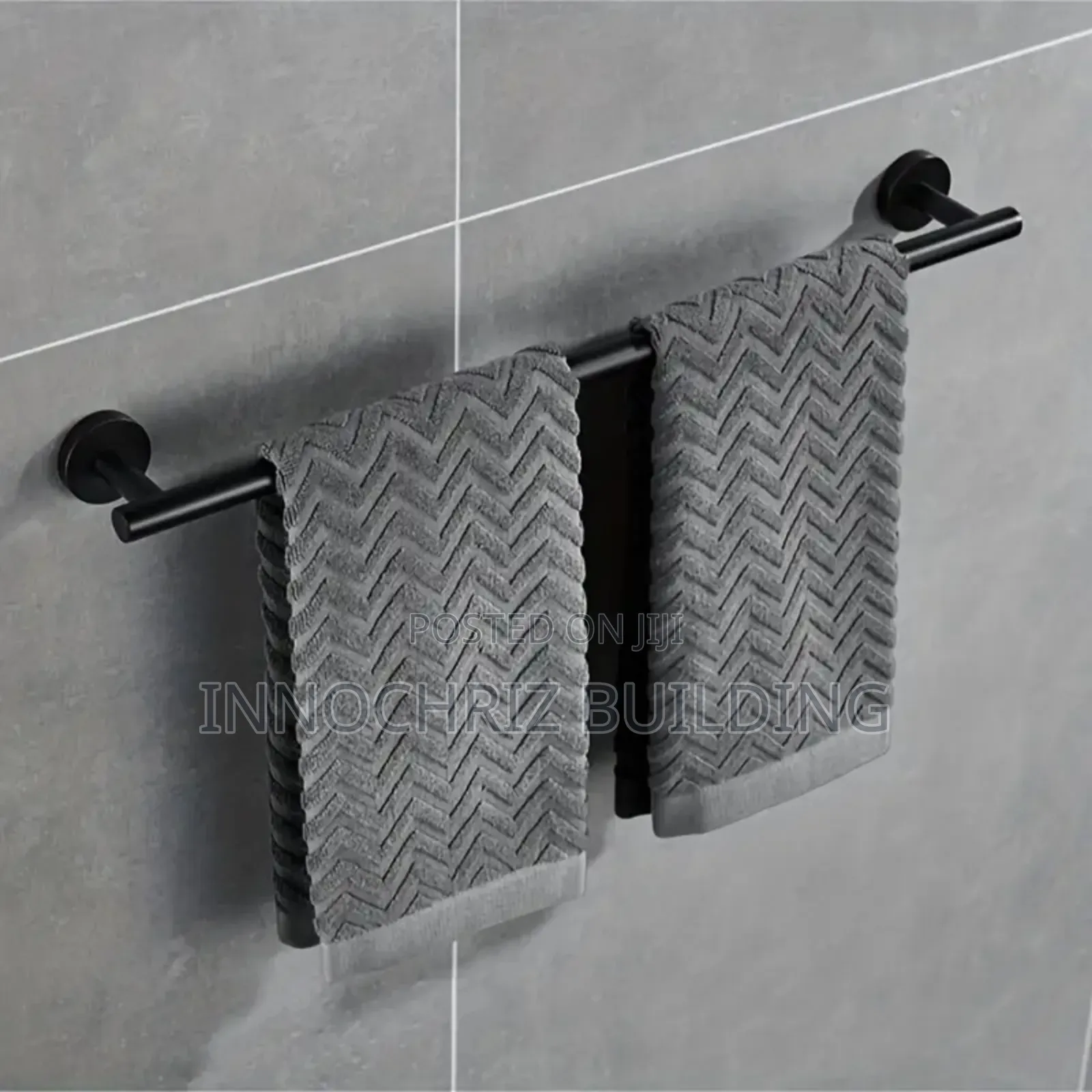 Black Single Rail (Round)
