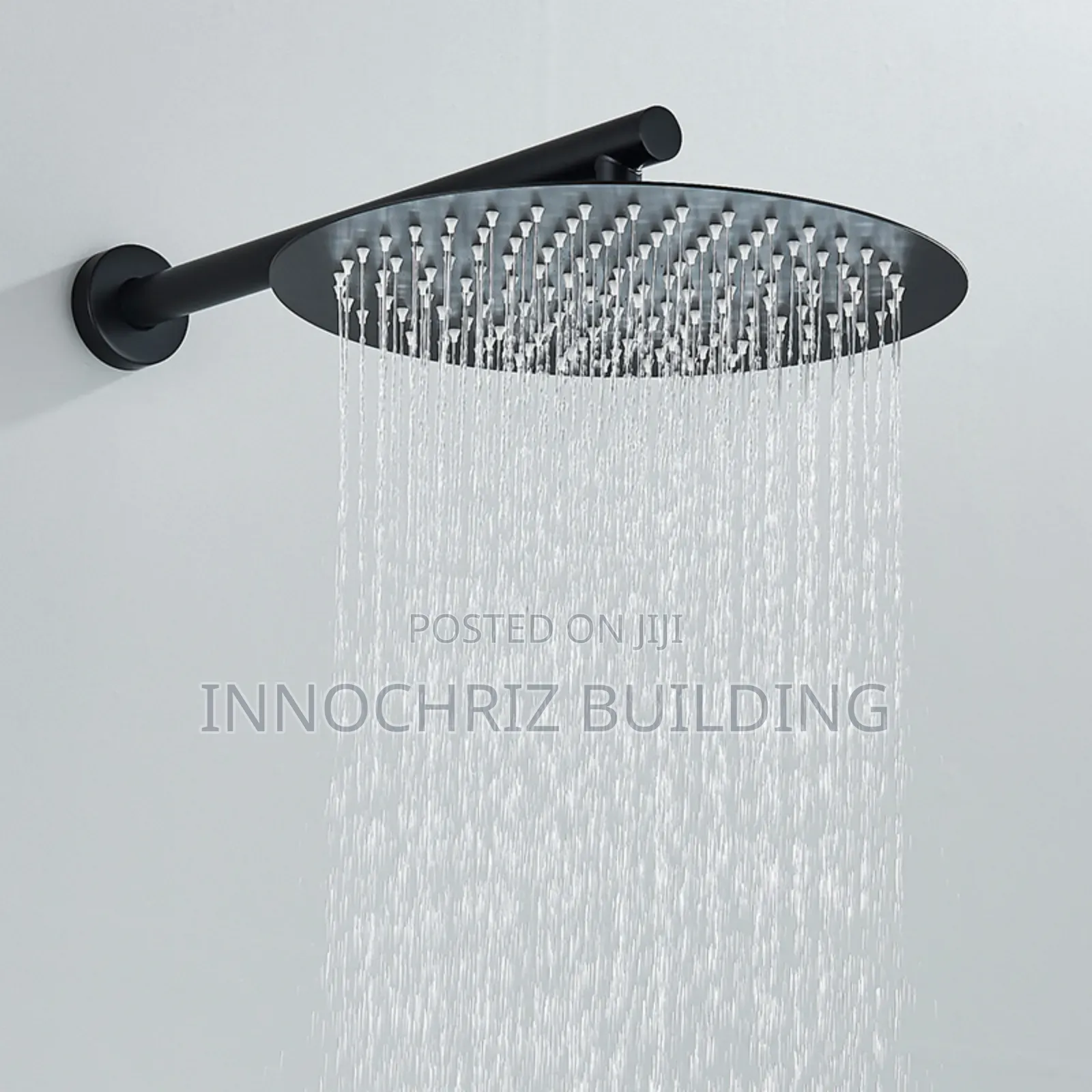 Black Round 5ways Conduit Shower