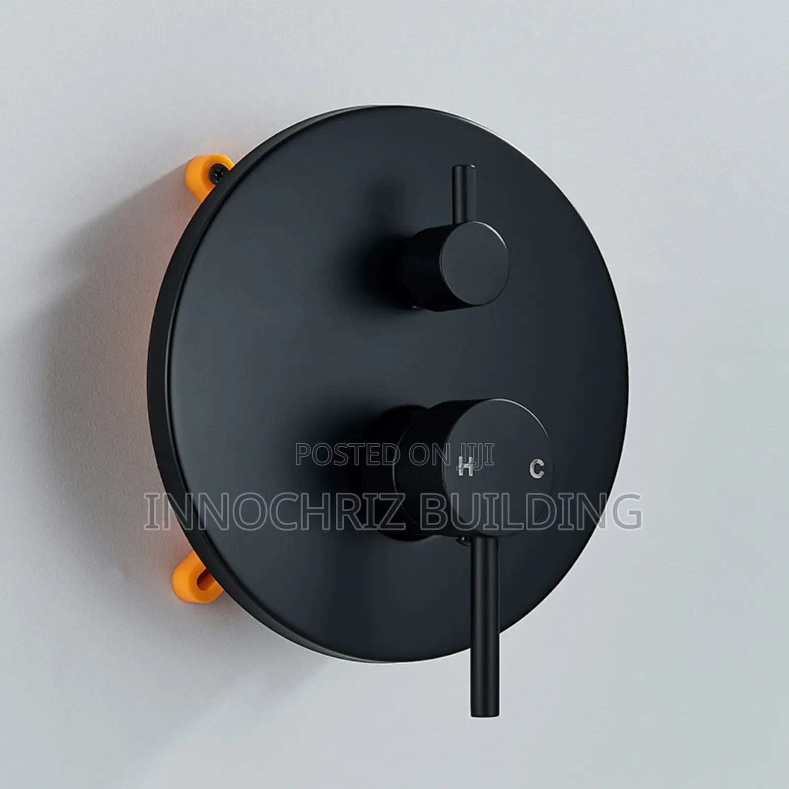 Black Round 5ways Conduit Shower